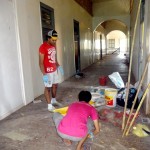 Driss supervise les travaux à Kien Kleang.