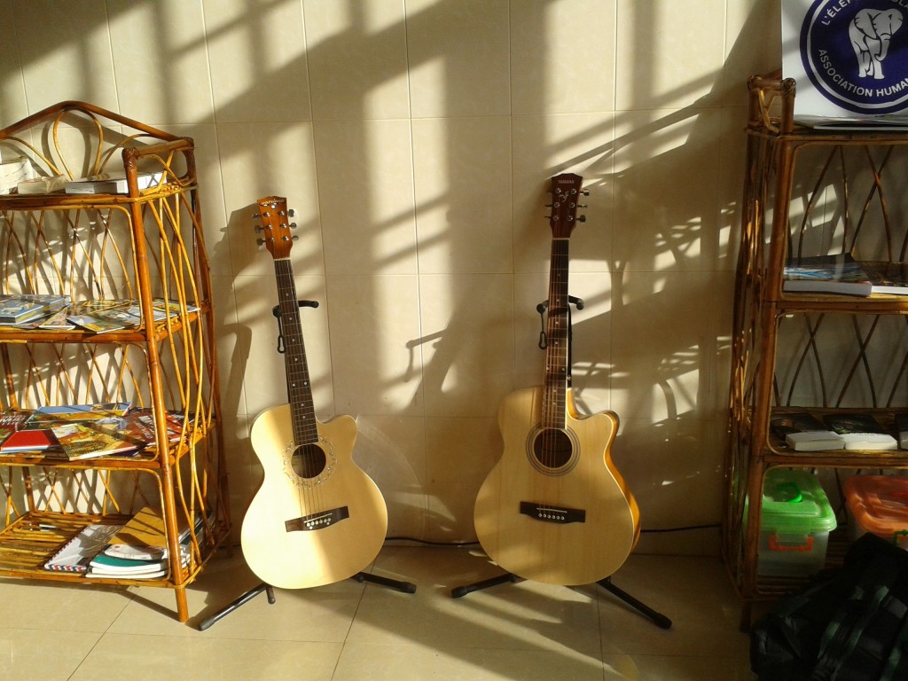 Les guitares...